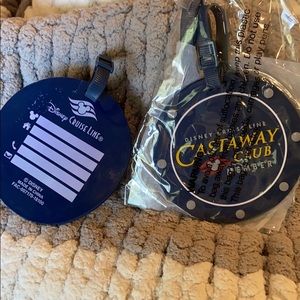 3 Disney Cruise Line Castaway Club Luggage Tags.